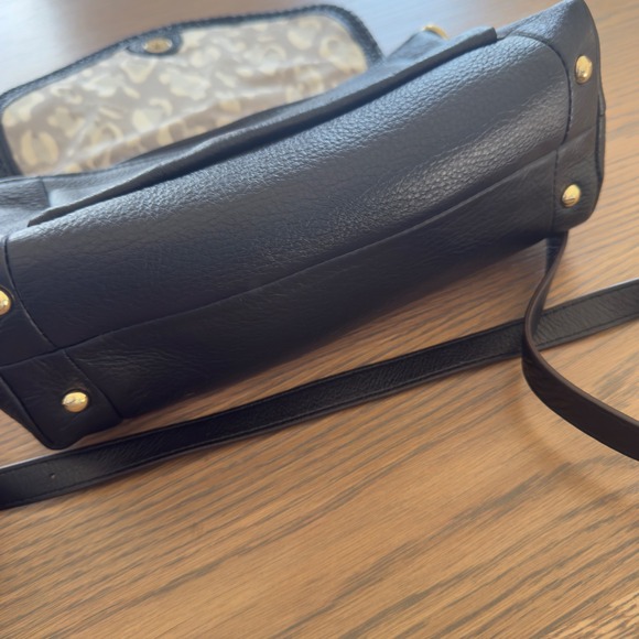 Aimee Kestenberg Genuine Fur Leather Crossbody Bag | Leopard - Picture 4 of 10